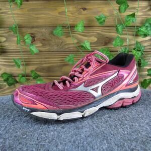 Mizuno Women's Wave Inspire‎ 13 Sneaker Red Synthetic Sz 7.5 Medium Used 2025